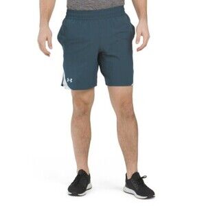 Mens Under Armour Gym UA Muscle Athletic Logo HeatGear Shorts Size XXL green new